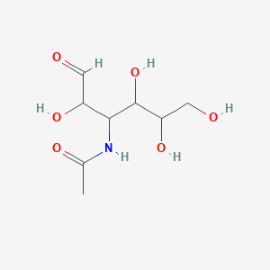 molecular formula C8H15NO6 B14771788 N-(2,4,5,6-tetrahydroxy-1-oxohexan-3-yl)acetamide 