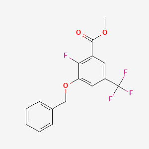 Methyl 3-(benzyloxy)-2-fluoro-5-(trifluoromethyl)benzoate