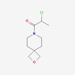 molecular formula C10H16ClNO2 B1477182 2-Chloro-1-(2-oxa-7-azaspiro[3.5]nonan-7-yl)propan-1-one CAS No. 2090584-58-8