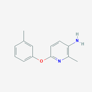 molecular formula C13H14N2O B14771832 2-Methyl-6-(m-tolyloxy)pyridin-3-amine 