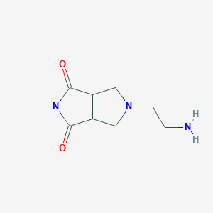 5-(2-aminoethyl)-2-methyltetrahydropyrrolo[3,4-c]pyrrole-1,3(2H,3aH)-dione