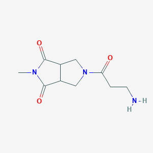 5-(3-aminopropanoyl)-2-methyltetrahydropyrrolo[3,4-c]pyrrole-1,3(2H,3aH)-dione