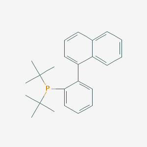 molecular formula C24H29P B14771918 Di-tert-butyl(2-(naphthalen-1-yl)phenyl)phosphine 