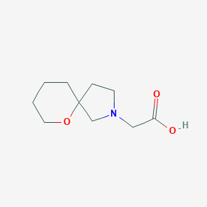 molecular formula C10H17NO3 B1477192 2-(6-Oxa-2-azaspiro[4.5]decan-2-yl)acetic acid CAS No. 2090950-60-8