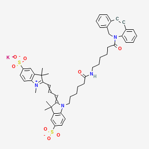 molecular formula C51H55KN4O8S2 B14771926 Sulfo-Cyanine3 DBCO 