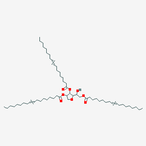 molecular formula C60H108O8 B14771948 1,4-Anhydro-2,3,6-tri-O-octadec-9-enoylhexitol 