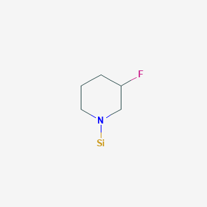 molecular formula C5H9FNSi B14771955 (3-Fluoropiperidin-1-yl)-lambda(1)-silanylidyne 