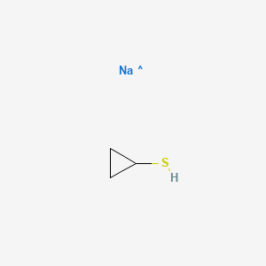 molecular formula C3H6NaS B14771989 Sodium cyclopropylsulfanide 