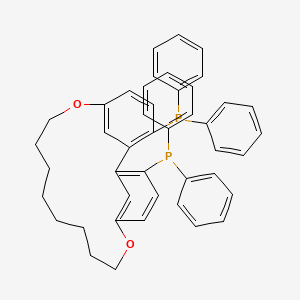 molecular formula C44H42O2P2 B14771992 (R)-5,5'-Octamethylenedioxy-2,2'-bis(diphenylphosphino)biphenyl 