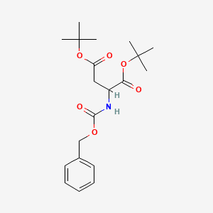 molecular formula C20H29NO6 B14772015 Cbz-L-aspartic Acid-di-tert-butyl Ester 