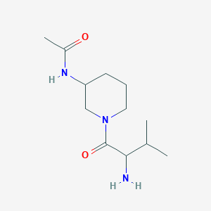 N-[1-(2-amino-3-methylbutanoyl)piperidin-3-yl]acetamide