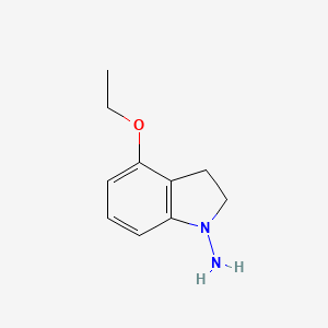 molecular formula C10H14N2O B1477205 4-乙氧基吲哚-1-胺 CAS No. 2097998-18-8