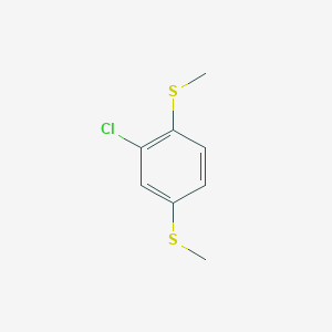 molecular formula C8H9ClS2 B14772054 (2-Chloro-1,4-phenylene)bis(methylsulfane) 