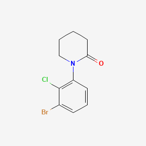 1-(3-Bromo-2-chlorophenyl)piperidin-2-one