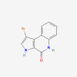 1-Bromo-3,5-dihydropyrrolo[2,3-c]quinolin-4-one