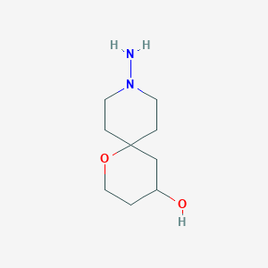 9-Amino-1-oxa-9-azaspiro[5.5]undecan-4-ol