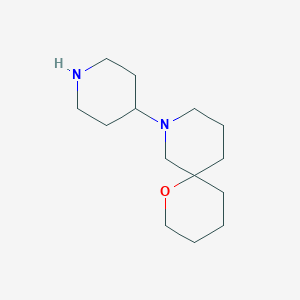 molecular formula C14H26N2O B1477214 8-(Piperidin-4-yl)-1-oxa-8-azaspiro[5.5]undecane CAS No. 2097954-93-1
