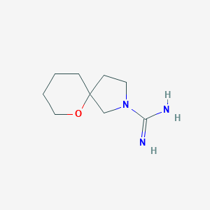 molecular formula C9H17N3O B1477216 6-Oxa-2-azaspiro[4.5]decane-2-carboximidamide CAS No. 2097955-05-8