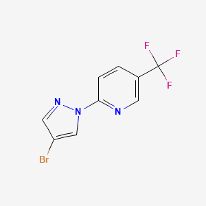 2-(4-Bromo-1H-pyrazol-1-yl)-5-(trifluoromethyl)pyridine