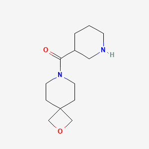 molecular formula C13H22N2O2 B1477219 Piperidin-3-yl(2-oxa-7-azaspiro[3.5]nonan-7-yl)methanone CAS No. 2098123-66-9