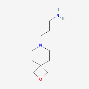 3-(2-Oxa-7-azaspiro[3.5]nonan-7-yl)propan-1-amine