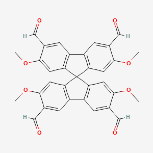 2,2',7,7'-Tetramethoxy-9,9'-spirobi[fluorene]-3,3',6,6'-tetracarbaldehyde