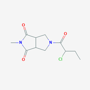5-(2-chlorobutanoyl)-2-methyltetrahydropyrrolo[3,4-c]pyrrole-1,3(2H,3aH)-dione