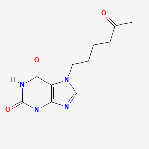 3-Methyl-7-(5-oxohexyl)-xanthine