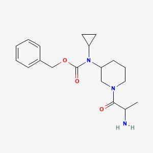 Benzyl ((S)-1-((S)-2-aminopropanoyl)piperidin-3-yl)(cyclopropyl)carbamate