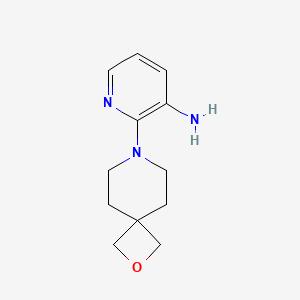 molecular formula C12H17N3O B1477230 2-(2-Oxa-7-azaspiro[3.5]nonan-7-yl)pyridin-3-amine CAS No. 2098090-95-8