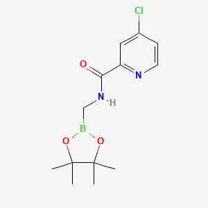 4-chloro-N-[(4,4,5,5-tetramethyl-1,3,2-dioxaborolan-2-yl)methyl]pyridine-2-carboxamide