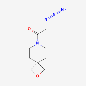 molecular formula C9H14N4O2 B1477233 2-Azido-1-(2-oxa-7-azaspiro[3.5]nonan-7-yl)ethan-1-one CAS No. 2097991-62-1