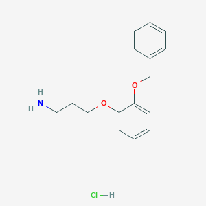 3-(2-(Benzyloxy)phenoxy)propan-1-amine hydrochloride