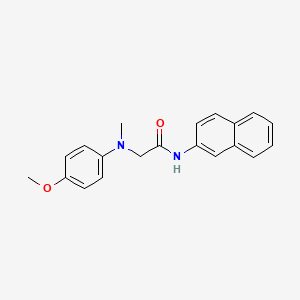 2-((4-Methoxyphenyl)(methyl)amino)-N-(naphthalen-2-yl)acetamide