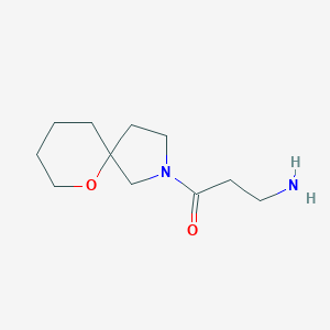 3-Amino-1-(6-oxa-2-azaspiro[4.5]decan-2-yl)propan-1-one