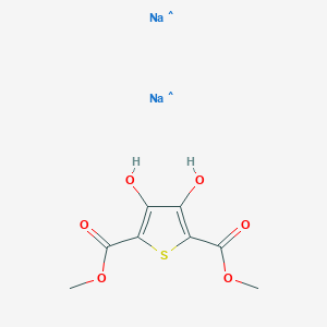 molecular formula C8H8Na2O6S B14772394 Disodium bis(methoxycarbonyl)thiophene-3,4-bis(olate) 