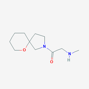 molecular formula C11H20N2O2 B1477240 2-(Methylamino)-1-(6-oxa-2-azaspiro[4.5]decan-2-yl)ethan-1-one CAS No. 2092516-04-4