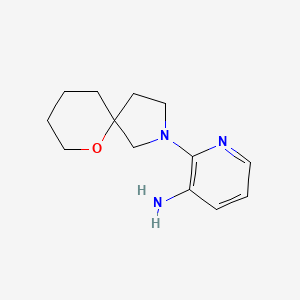 molecular formula C13H19N3O B1477241 2-(6-Oxa-2-azaspiro[4.5]decan-2-yl)pyridin-3-amine CAS No. 2098103-00-3