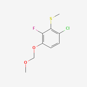 (6-Chloro-2-fluoro-3-(methoxymethoxy)phenyl)(methyl)sulfane