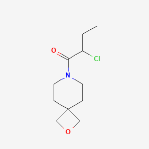 2-Chloro-1-(2-oxa-7-azaspiro[3.5]nonan-7-yl)butan-1-one