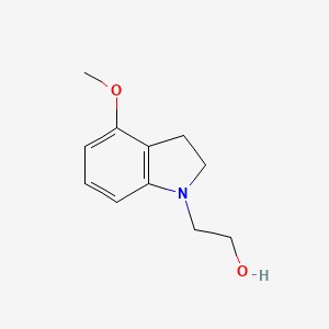 molecular formula C11H15NO2 B1477247 2-(4-Methoxyindolin-1-yl)ethan-1-ol CAS No. 1823890-43-2