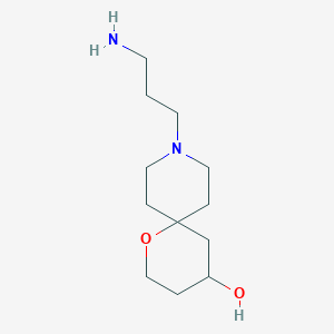 9-(3-Aminopropyl)-1-oxa-9-azaspiro[5.5]undecan-4-ol