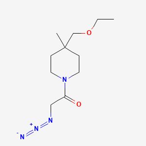 molecular formula C11H20N4O2 B1477271 2-Azido-1-(4-(ethoxymethyl)-4-methylpiperidin-1-yl)ethan-1-one CAS No. 2097996-19-3