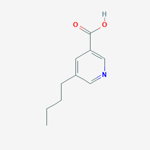 molecular formula C10H13NO2 B14772755 5-Butylnicotinic acid 