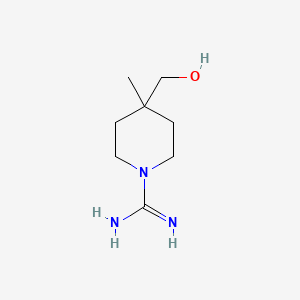 molecular formula C8H17N3O B1477276 4-(Hydroxymethyl)-4-methylpiperidine-1-carboximidamide CAS No. 2003028-99-5