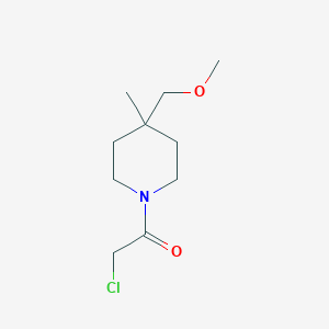 molecular formula C10H18ClNO2 B1477291 2-Chloro-1-(4-(methoxymethyl)-4-methylpiperidin-1-yl)ethan-1-one CAS No. 2091696-84-1