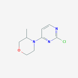 molecular formula C9H12ClN3O B14772985 4-(2-Chloropyrimidin-4-yl)-3-methylmorpholine 