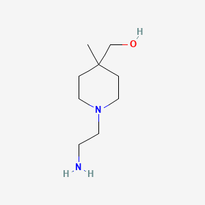 molecular formula C9H20N2O B1477311 (1-(2-Aminoethyl)-4-methylpiperidin-4-yl)甲醇 CAS No. 1864341-72-9