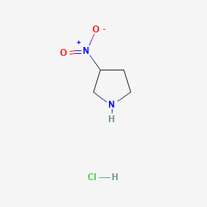 molecular formula C4H9ClN2O2 B14773120 3-Nitropyrrolidine hydrochloride 