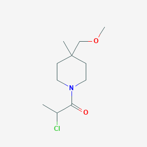 molecular formula C11H20ClNO2 B1477315 2-Chloro-1-(4-(methoxymethyl)-4-methylpiperidin-1-yl)propan-1-one CAS No. 2091158-83-5